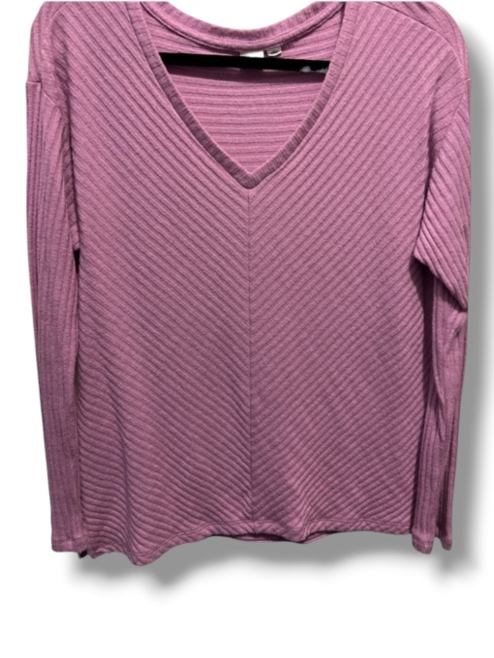 GAP Women’s Lilac Purple V-Neck Ribbed Sweater NWOT